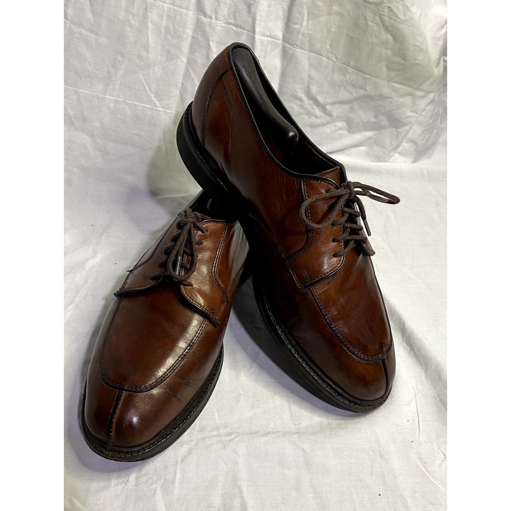 Allen Edmonds Apron Toe Derby Leather Shoe w/ Vibram Sole 9